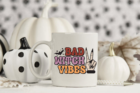 Bad Witch Vibes | Halloween Witch Sublimation Sublimation CraftLabSVG 