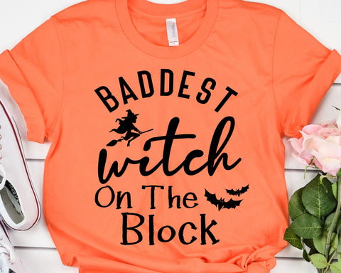 Baddest Witch Witch On The Block SVG - Halloween SVG She Shed Craft Store 