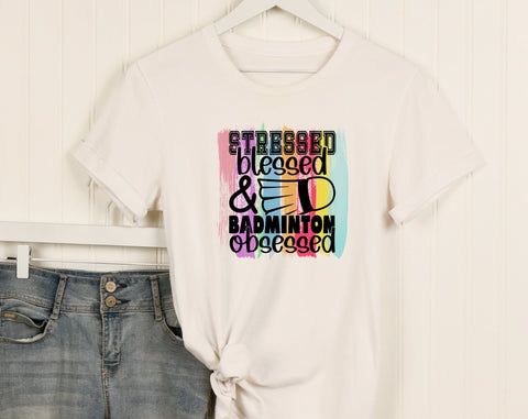 Badminton Sublimation Designs Bundle, 6 Badminton PNG Files, I Put The Bad In The Badminton PNG, Peace Love Badminton PNG Sublimation HappyDesignStudio 