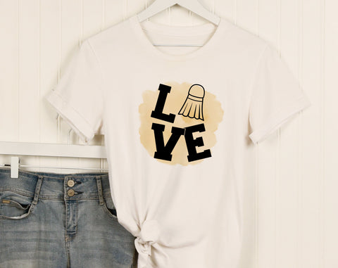 Badminton Sublimation Designs Bundle, 6 Badminton PNG Files, I Put The Bad In The Badminton PNG, Peace Love Badminton PNG Sublimation HappyDesignStudio 