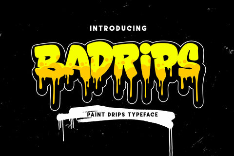 Badrips Font Hayletter Creative 