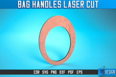 Bag Handles Laser Cut SVG | Accessories Laser Cut SVG Design | CNC Files SVG Fly Design 
