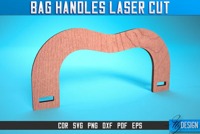 Bag Handles Laser Cut SVG | Accessories Laser Cut SVG Design | CNC Files SVG Fly Design 