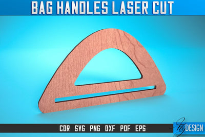 Bag Handles Laser Cut SVG | Accessories Laser Cut SVG Design | CNC Files SVG Fly Design 
