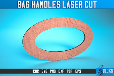 Bag Handles Laser Cut SVG | Accessories Laser Cut SVG Design | CNC Files SVG Fly Design 