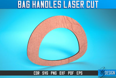 Bag Handles Laser Cut SVG | Accessories Laser Cut SVG Design | CNC Files SVG Fly Design 