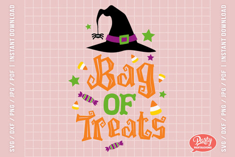 BAG OF TREATS | funny Halloween SVG SVG Partypantaloons 