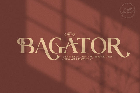 Bagator - Classic Serif Font Font StringLabs 
