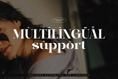 Bagife Typeface Font Storytype Studio 