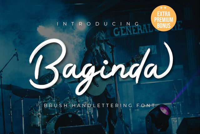 Baginda Font twinletter 