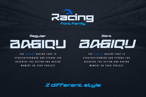 Bagiqu | Athletic Font Font twinletter 