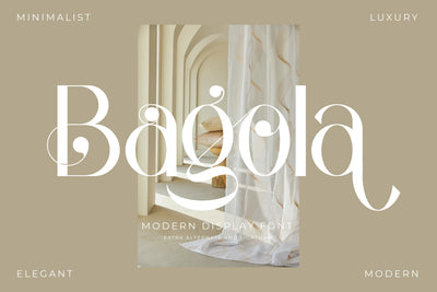 Bagola Typeface Font Storytype Studio 