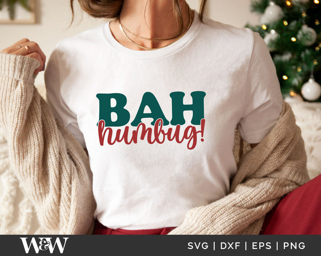 Bah Humbug SVG | Christmas SVG SVG Wood And Walt 