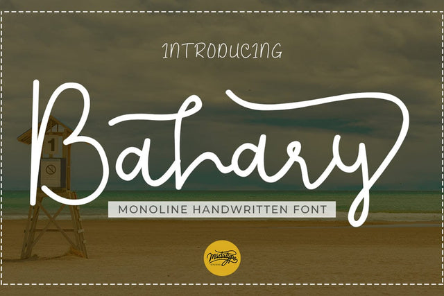 Bahary Font Madatype Studio 