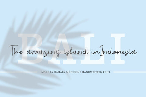 Bahary Font Madatype Studio 