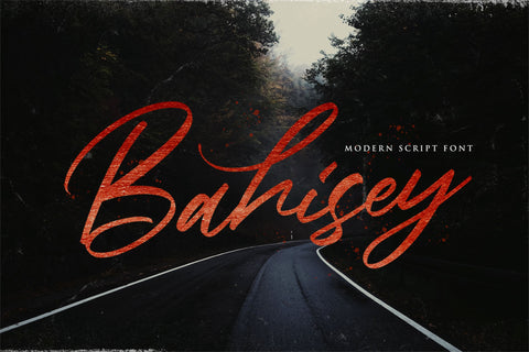 Bahisey - Modern Script Font Font StringLabs 