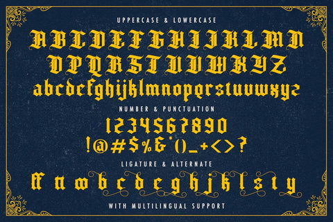 Bahisy - Blackletter Font Font StringLabs 