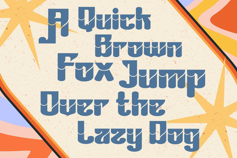 Bahiyoh | Groovy Retro Font Font twinletter 