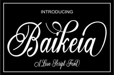 Baikeia Font Rama Type 