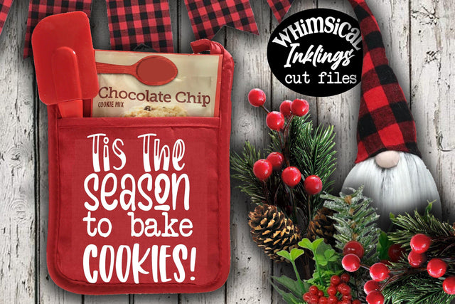 Bake Cookies-Christmas Potholder SVG SVG Whimsical Inklings 