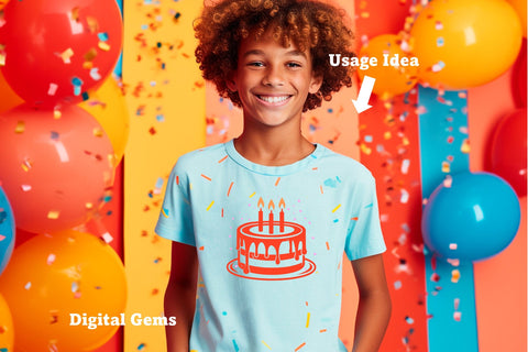 Bake the Best Wishes: 7 Tempting Birthday Cake SVGs SVG Digital Gems 