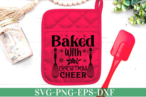Baked with christmas cheer SVG SVG DESIGNISTIC 