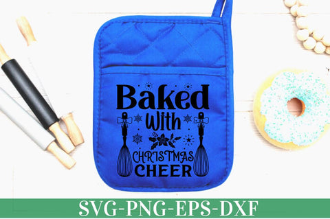 Baked with christmas cheer SVG SVG DESIGNISTIC 