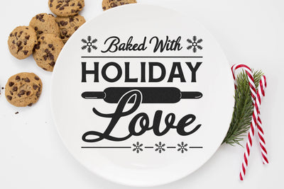Baked With Holiday Love Christmas SVG Design SVG So Fontsy Design Shop 