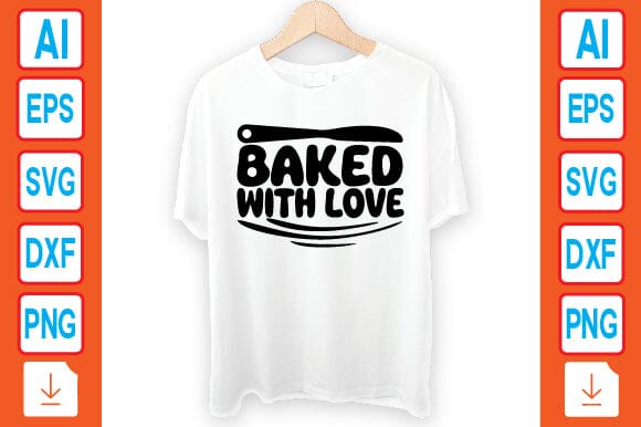 Baked with Love SVG Craftlabsvg24 