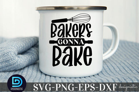 Bakers Gonna bake, Kitchen Monogram SVG SVG DESIGNISTIC 