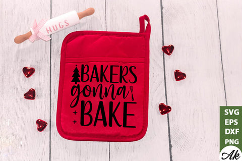Bakers gonna bake Pot Holder SVG SVG akazaddesign 