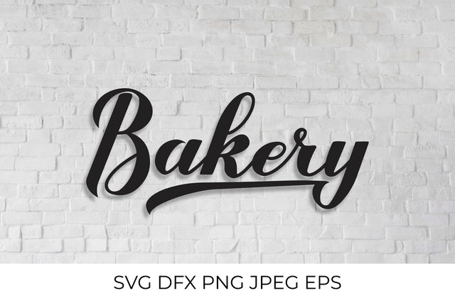 Bakery calligraphy hand lettering SVG LaBelezoka 