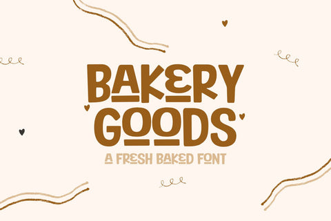 Bakery Goods - a Fresh Baked Font Font nhfonts 