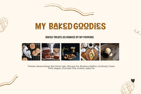 Bakery Goods - a Fresh Baked Font Font nhfonts 