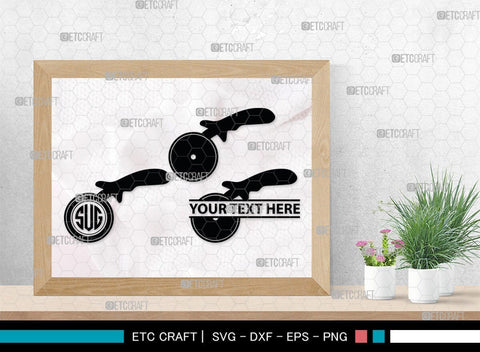 Bakery Monogram, Bakery Silhouette, Bakery SVG, Baking Svg, Rolling Pin Svg, Spoon Svg, SB00162 SVG ETC Craft 