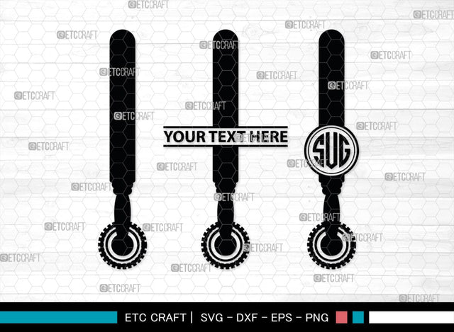 Bakery Monogram, Bakery Silhouette, Bakery SVG, Baking Svg, Rolling Pin Svg, Spoon Svg, SB00162 SVG ETC Craft 