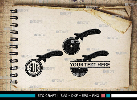 Bakery Monogram, Bakery Silhouette, Bakery SVG, Baking Svg, Rolling Pin Svg, Spoon Svg, SB00162 SVG ETC Craft 