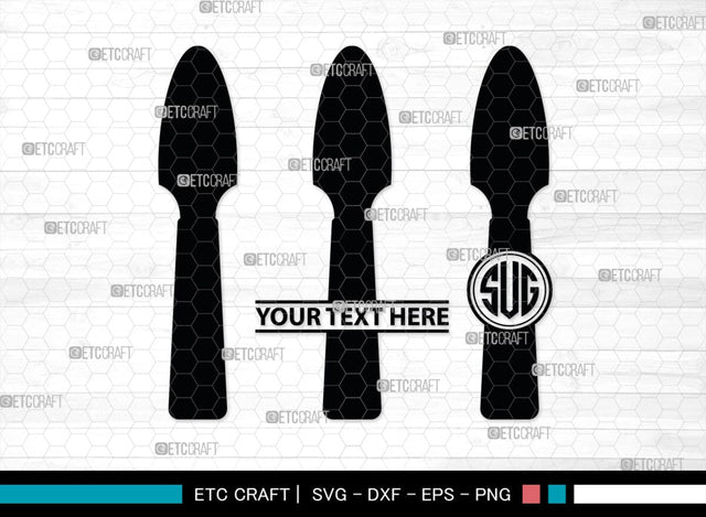 Bakery Monogram, Bakery Silhouette, Bakery SVG, Baking Svg, Rolling Pin Svg, Spoon Svg, SB00162 SVG ETC Craft 