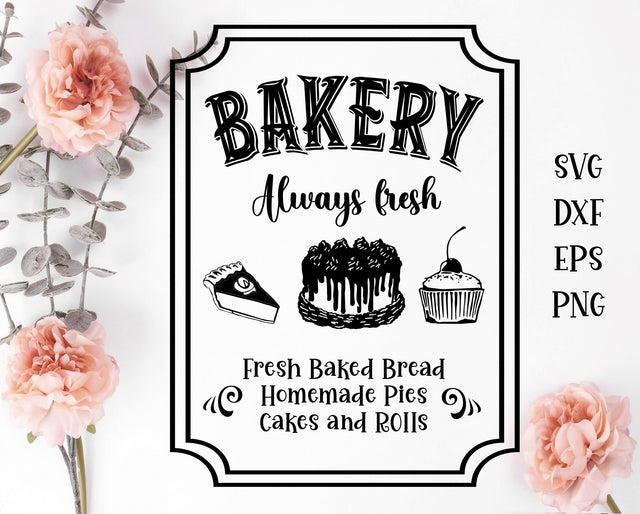 Bakery sign SVG Calico Creations Svg 