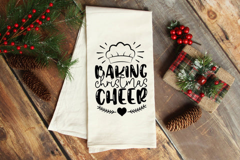 Baking Christmas Cheer, Christmas Kitchen Towels SVG SVG CraftLabSVG 