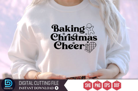 Baking christmas cheer SVG, Baking christmas cheer SVG DESIGNISTIC 