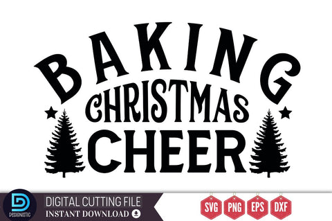 Baking christmas cheer SVG, Baking christmas cheer SVG DESIGNISTIC 