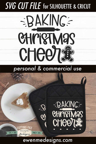 Baking Christmas Cheer SVG SVG Ewe-N-Me Designs 