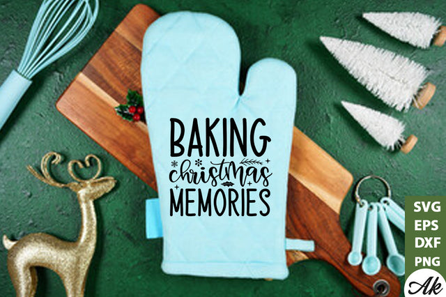 Baking Christmas memories Pot Holder SVG SVG akazaddesign 