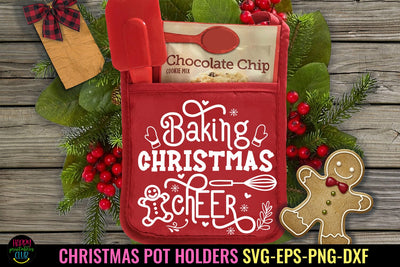 Baking Christmas Pot Holders SVG I Baking Pot Holder SVG SVG Happy Printables Club 