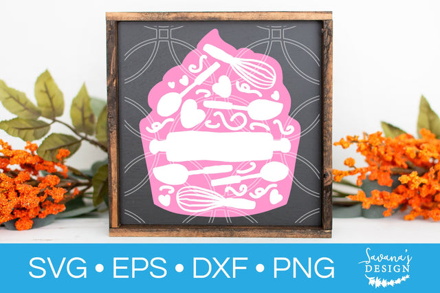 Baking Cupcake SVG SVG SavanasDesign 