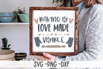 Baking Is Love Made Visible SVG-Baking SVG-Kitchen SVG | VIP Extended Use License SVG So Fontsy VIP Design Shop