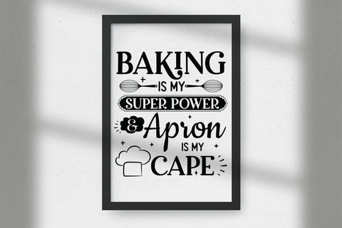 Baking is My Super Power, Funny Kitchen SVG SVG CraftLabSVG 