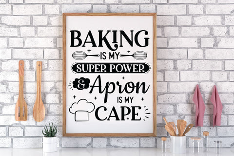 Baking is My Super Power, Funny Kitchen SVG SVG CraftLabSVG 