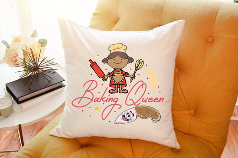 Baking Queen Retro Sublimation SVG designartist 